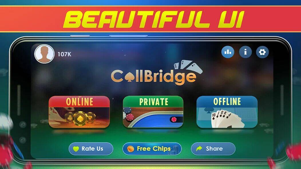 Скачать взломанную Call Bridge Card Game - Spades [Мод меню] MOD apk на Андроид