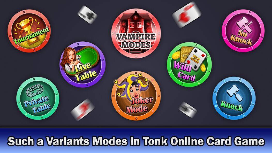 Скачать взломанную Tonk multiplayer card game [Бесплатные покупки] MOD apk на Андроид