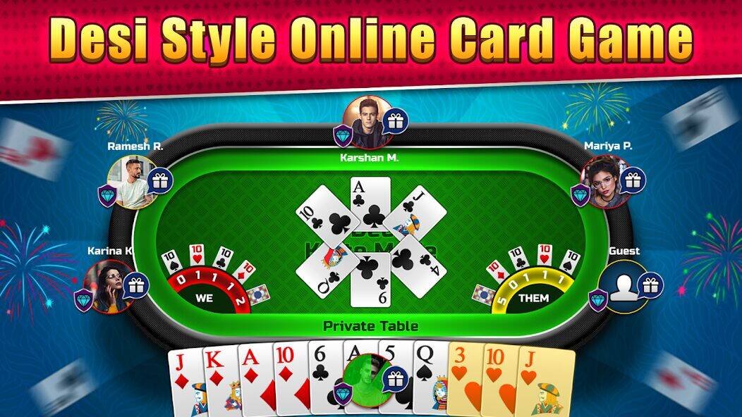 Скачать взломанную Mindi Online Card Game [Много денег] MOD apk на Андроид