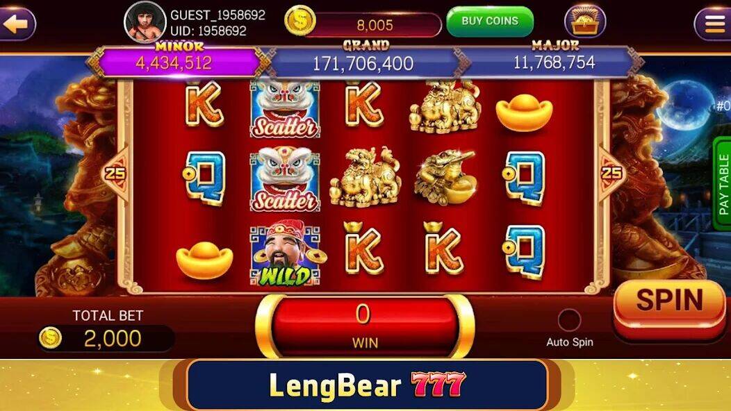 Скачать взломанную LengBear 777 - Khmer Games [Много денег] MOD apk на Андроид