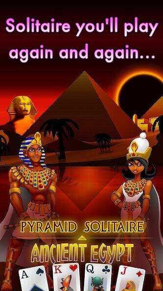 Скачать взломанную Pyramid Solitaire - Egypt [Много денег] MOD apk на Андроид