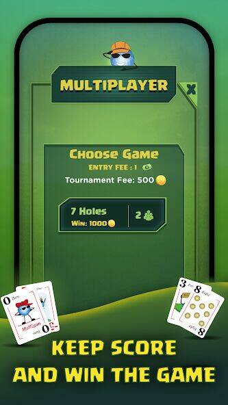 Скачать взломанную Play Nine: Golf Card Game [Много монет] MOD apk на Андроид