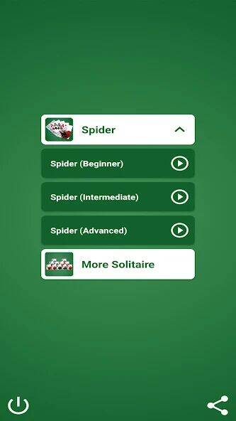 Скачать взломанную Spider Solitaire [Много денег] MOD apk на Андроид