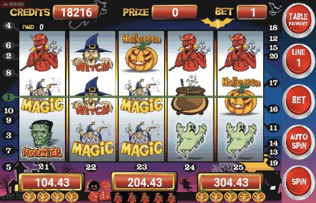Скачать взломанную Slot Machine Halloween Lite [Много монет] MOD apk на Андроид