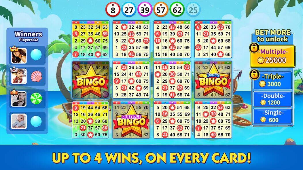 Скачать взломанную Bingo: Play Lucky Bingo Games [Много монет] MOD apk на Андроид