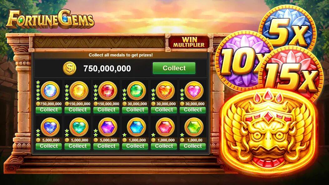 Скачать взломанную Slot Fortune Gems - TaDa Games [Много денег] MOD apk на Андроид