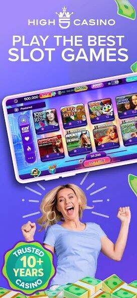 Скачать взломанную High 5 Casino: Real Slot Games [Мод меню] MOD apk на Андроид
