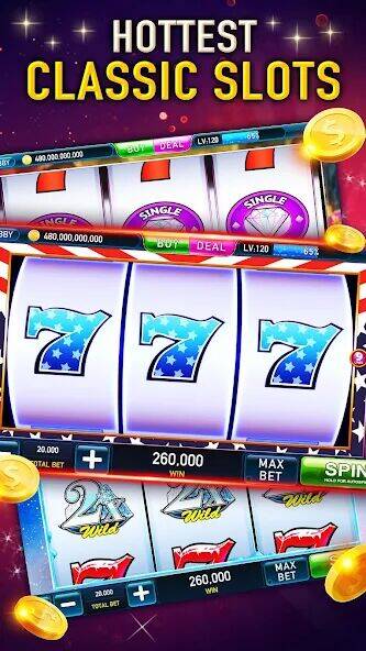 Скачать взломанную Slots Cash:Vegas Slot Machines [Много денег] MOD apk на Андроид
