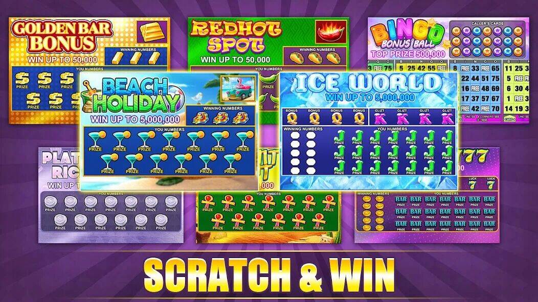 Скачать взломанную Lottery - Scratch Off Ticket [Мод меню] MOD apk на Андроид