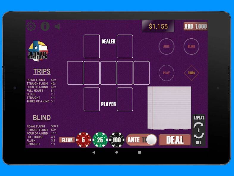 Скачать взломанную Texas Ultimate Holdem [Бесплатные покупки] MOD apk на Андроид