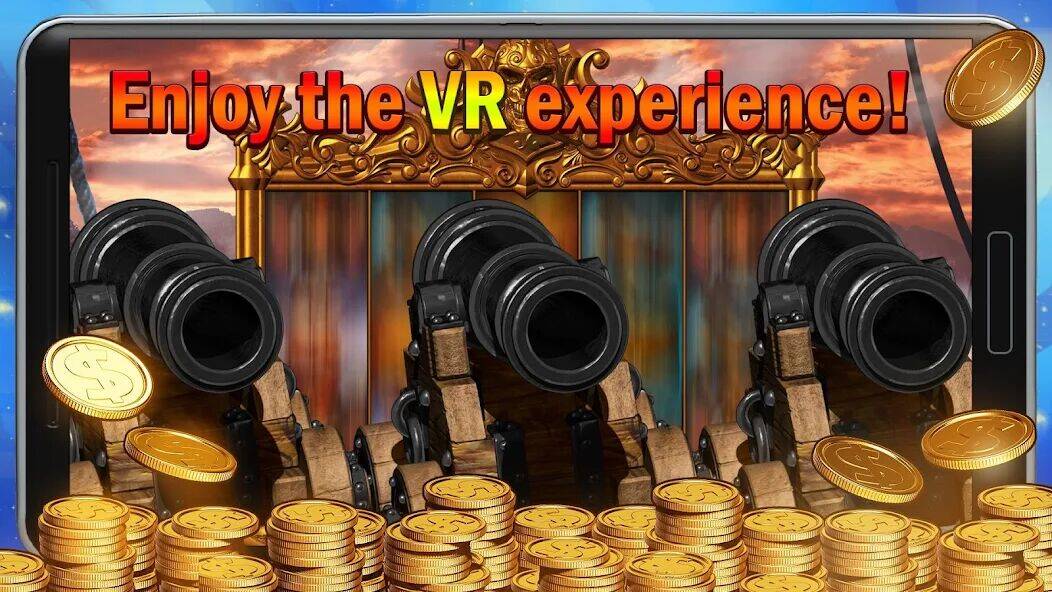 Скачать взломанную Pirate Slots: VR Slot Machine  [Много денег] MOD apk на Андроид