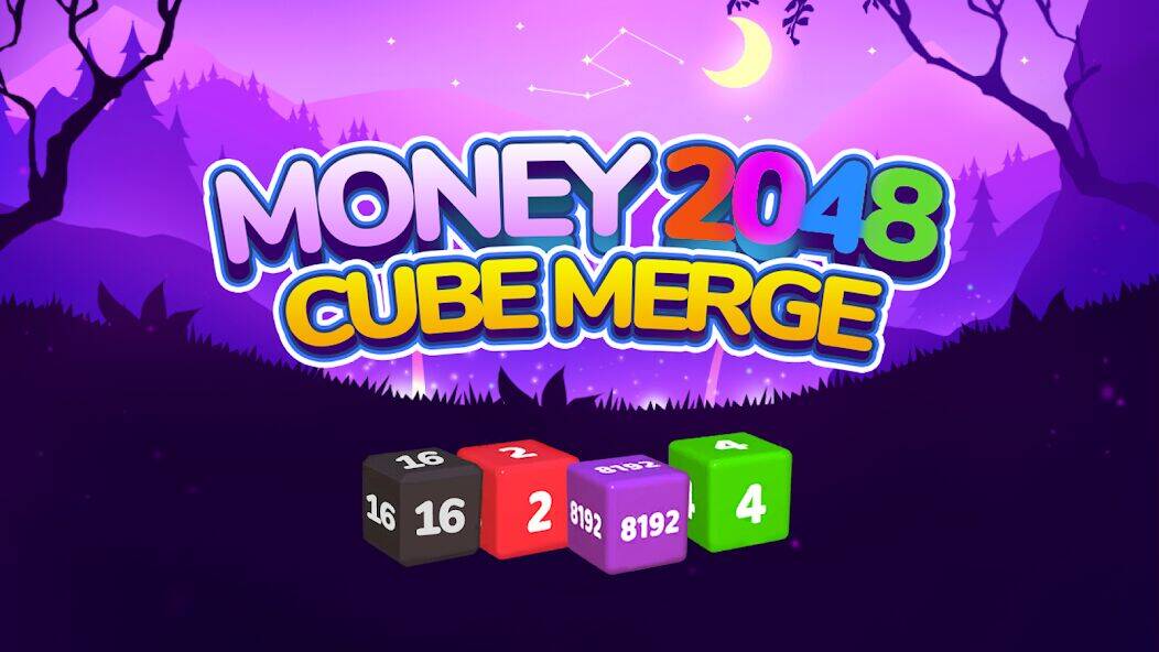 Скачать взломанную Money 2048-Cube Merge [Мод меню] MOD apk на Андроид