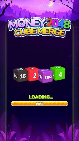 Скачать взломанную Money 2048-Cube Merge [Мод меню] MOD apk на Андроид