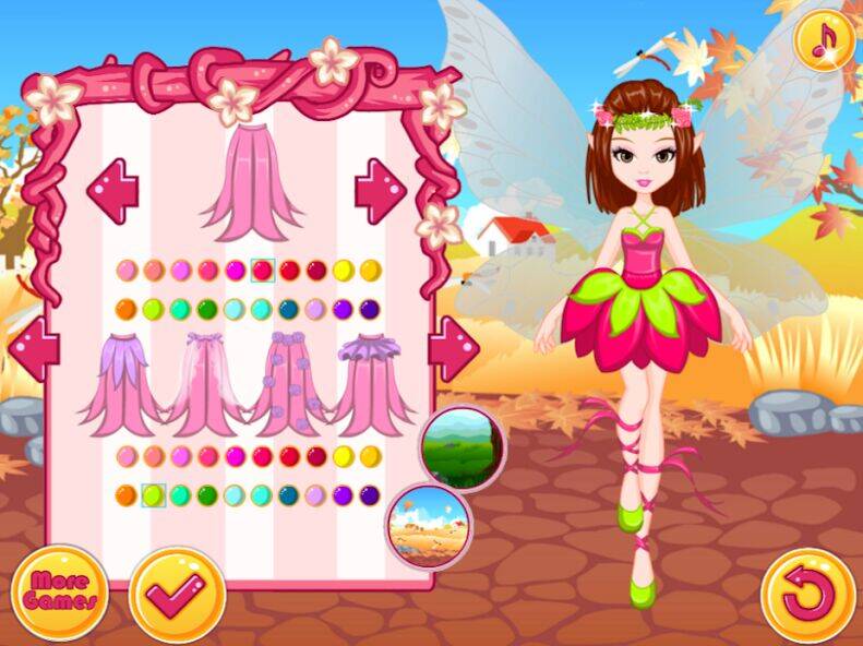 Скачать взломанную Феи одевалки: Игры для девочек [Много денег] MOD apk на Андроид