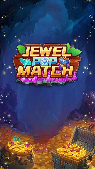 Скачать взломанную Jewel Pop Match [Бесплатные покупки] MOD apk на Андроид