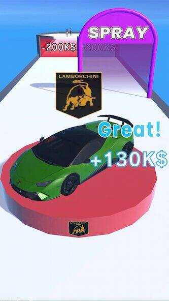 Скачать взломанную Get the Supercar 3D [Много денег] MOD apk на Андроид