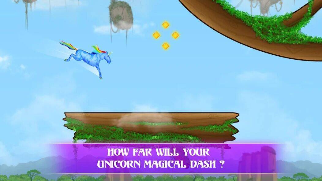 Скачать взломанную Unicorn Dash: Magical Run [Бесплатные покупки] MOD apk на Андроид