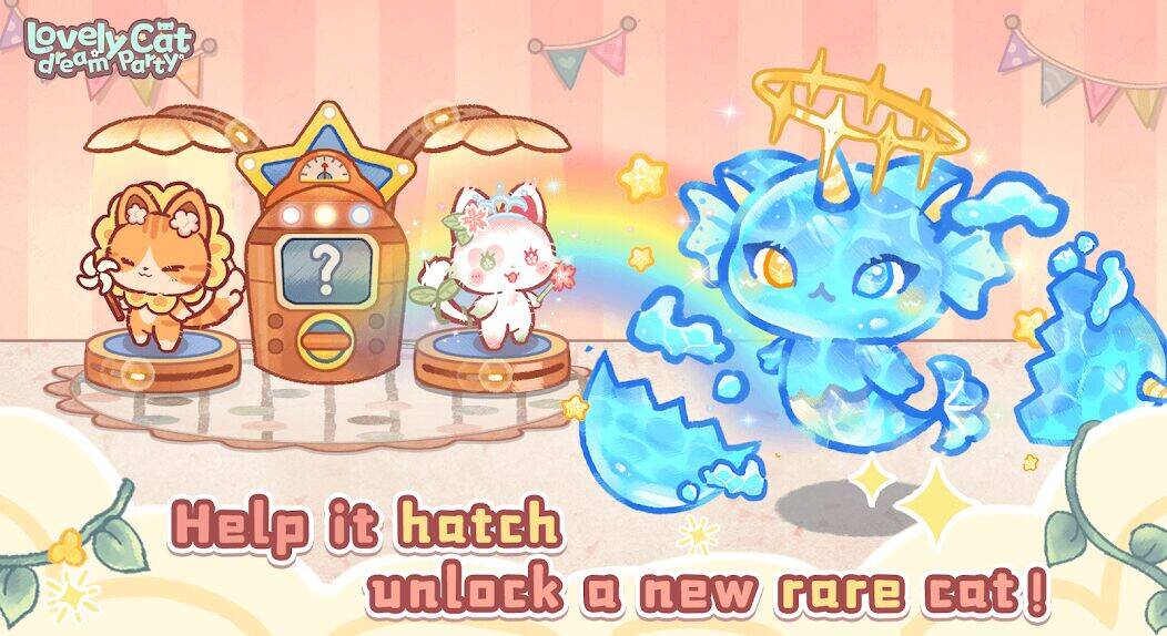 Скачать взломанную Lovely cat dream party [Мод меню] MOD apk на Андроид