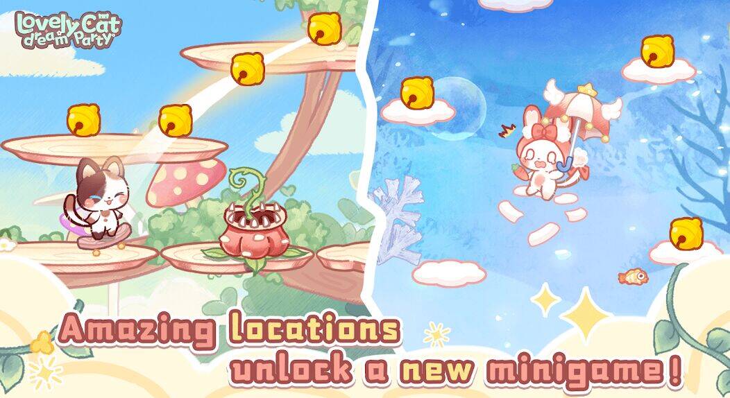 Скачать взломанную Lovely cat dream party [Мод меню] MOD apk на Андроид