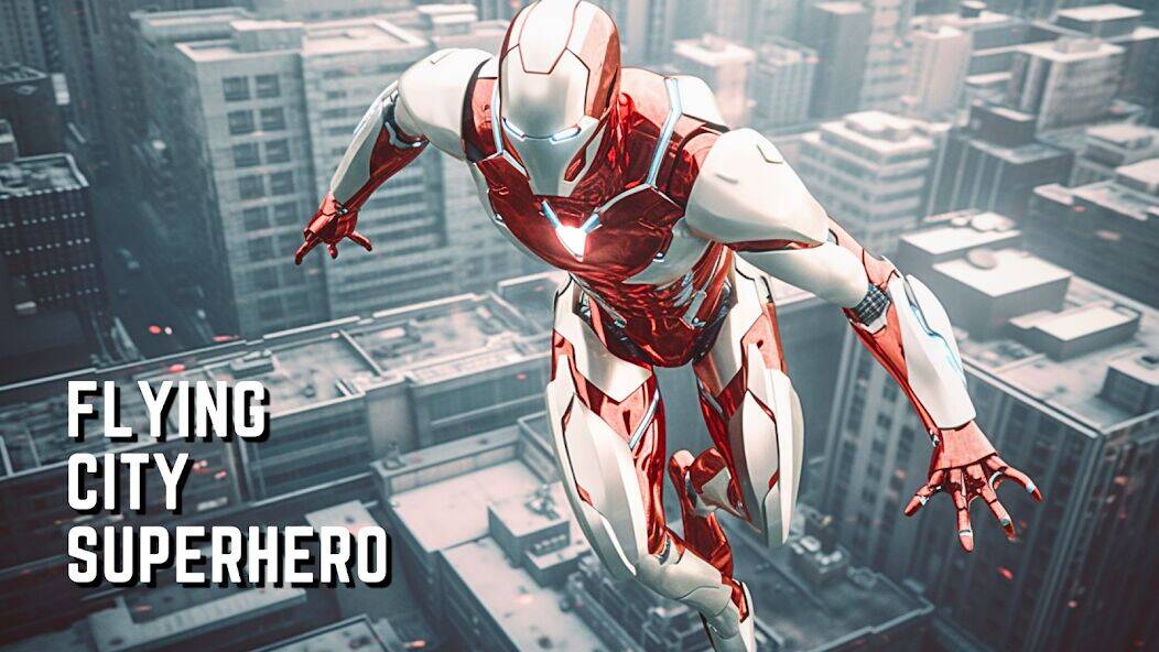 Скачать взломанную Супергерой Летающий железные [Много денег] MOD apk на Андроид
