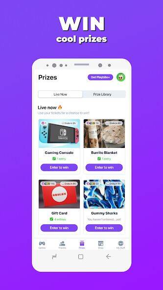 Скачать взломанную Playbite - Play & Win Prizes [Мод меню] MOD apk на Андроид