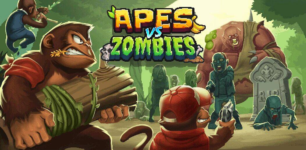 Скачать взломанную Apes vs. Zombies [Мод меню] MOD apk на Андроид