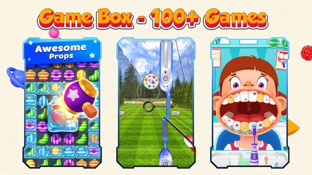 Скачать взломанную Game Box - 100+ Games [Бесплатные покупки] MOD apk на Андроид