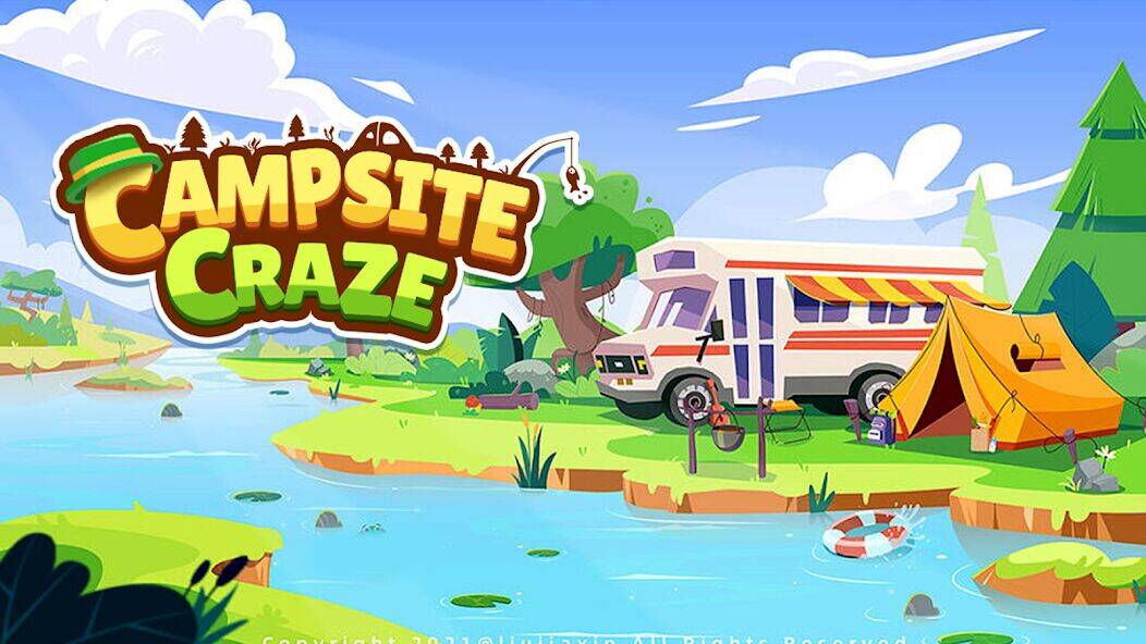 Скачать взломанную Campsite Craze: Puzzle Merge [Мод меню] MOD apk на Андроид