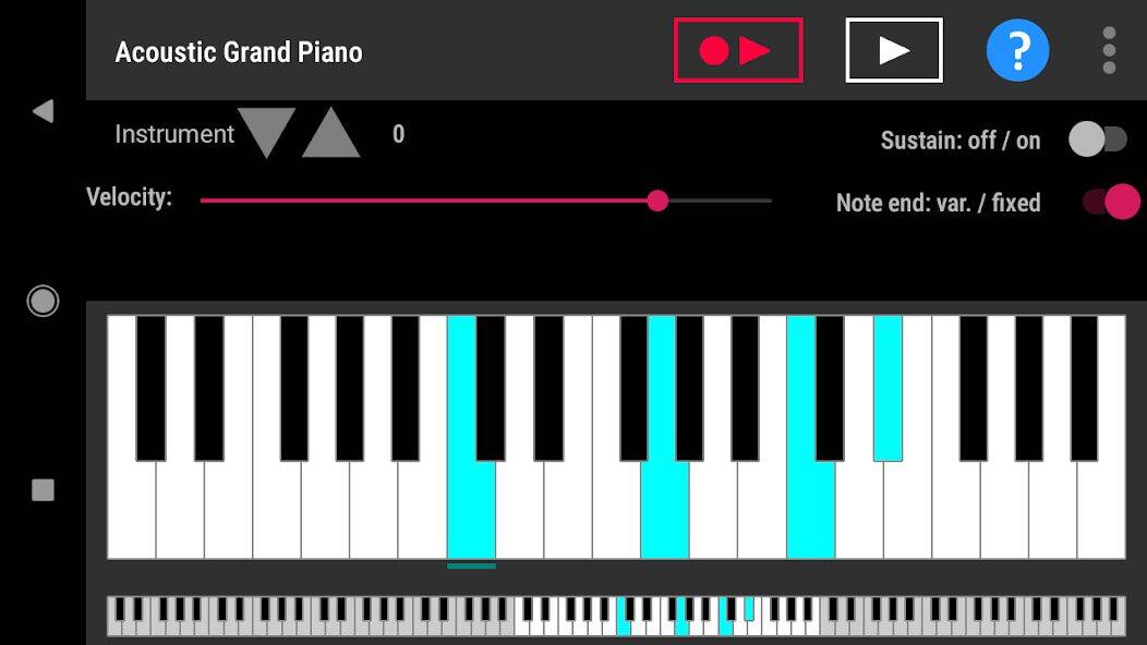 Скачать взломанную Simple piano with recorder [Бесплатные покупки] MOD apk на Андроид