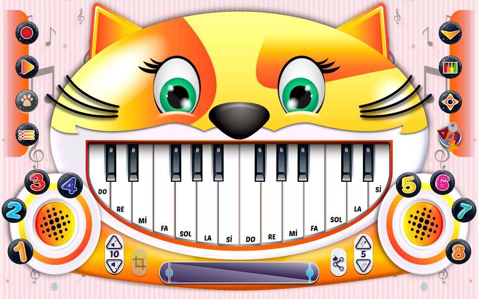 Скачать взломанную Meow Music - Sound Cat Piano [Бесплатные покупки] MOD apk на Андроид