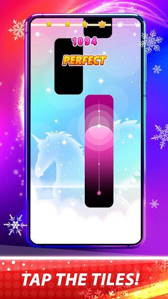 Скачать взломанную Magic Pink Tiles: Piano Game [Много монет] MOD apk на Андроид