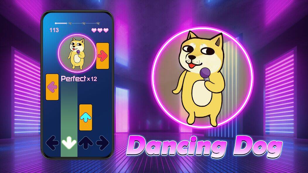 Скачать взломанную Dancing Dog - Woof Piano [Много денег] MOD apk на Андроид