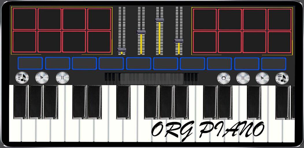 Скачать взломанную Org Piano:Real Piano Keyboard [Мод меню] MOD apk на Андроид