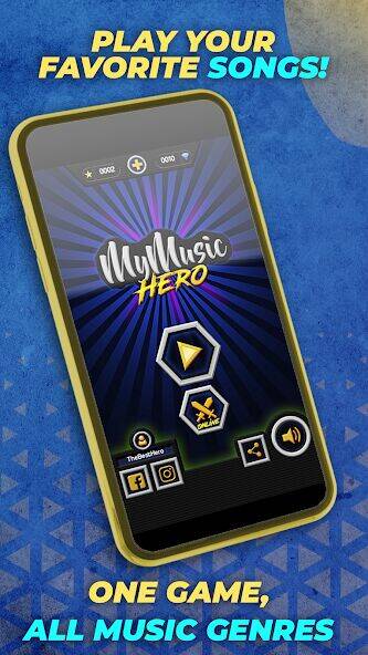 Скачать взломанную Guitar Hero Mobile: Music Game [Много монет] MOD apk на Андроид