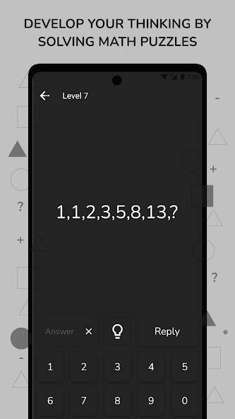 Скачать взломанную Math Puzzles & Brain Riddles [Много денег] MOD apk на Андроид
