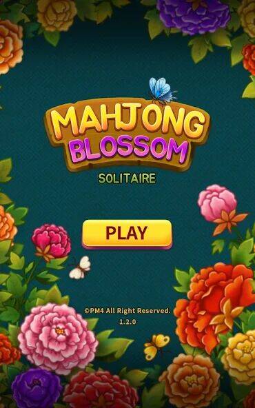 Скачать взломанную Пасьянс Mahjong Blossom [Мод меню] MOD apk на Андроид
