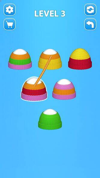 Скачать взломанную Cozy Knitting: Color Sort Game [Много денег] MOD apk на Андроид