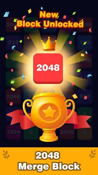 Скачать взломанную 2248 Слияние Кубики Блоки 2048 [Много монет] MOD apk на Андроид