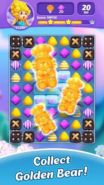 Скачать взломанную Candy Charming - Match 3 Games [Много денег] MOD apk на Андроид