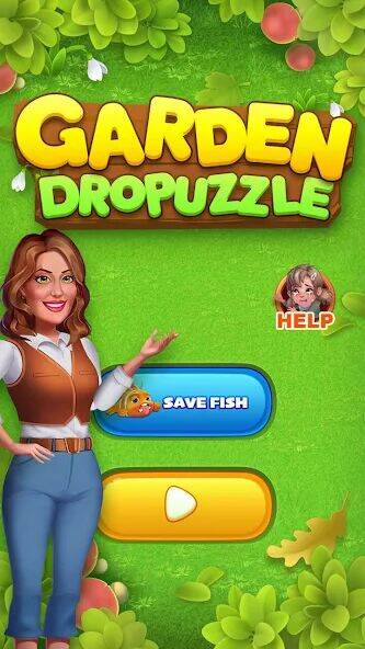 Скачать взломанную Garden Dropuzzle [Много монет] MOD apk на Андроид