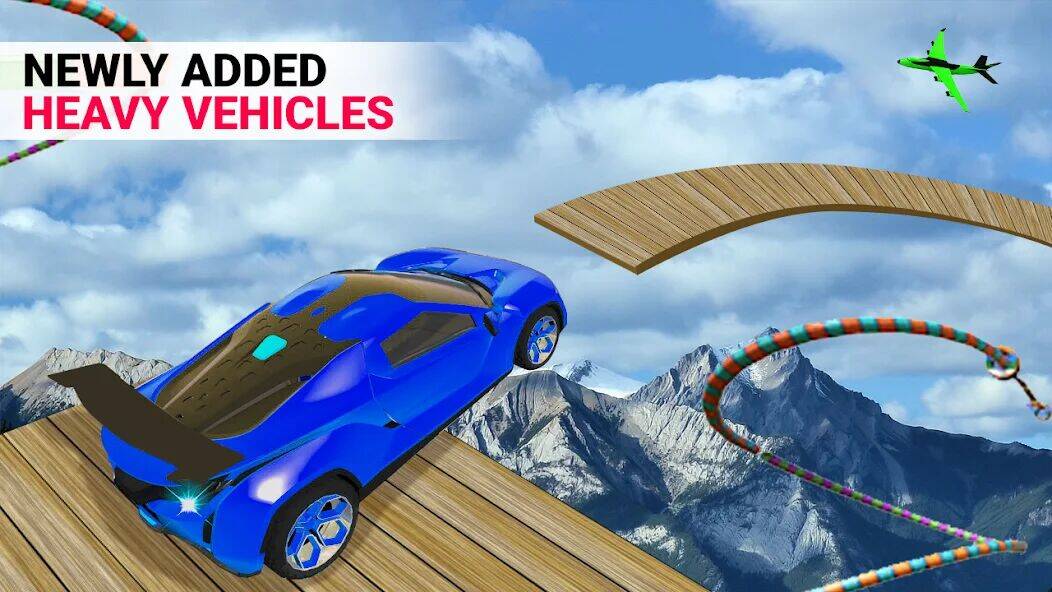 Скачать взломанную Ramp Car Stunt Challenge [Много монет] MOD apk на Андроид