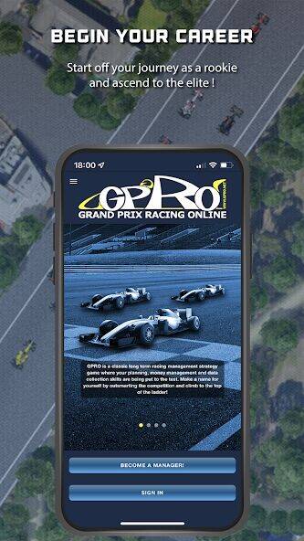 Скачать взломанную GPRO - Classic racing manager [Мод меню] MOD apk на Андроид