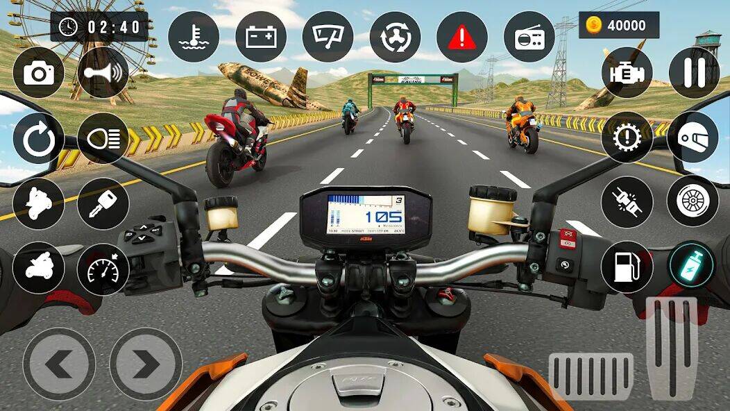 Скачать взломанную Bike Racing Games - Bike Game [Много монет] MOD apk на Андроид