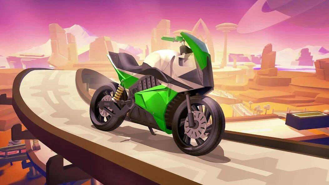 Скачать взломанную Gravity Rider Zero [Бесплатные покупки] MOD apk на Андроид