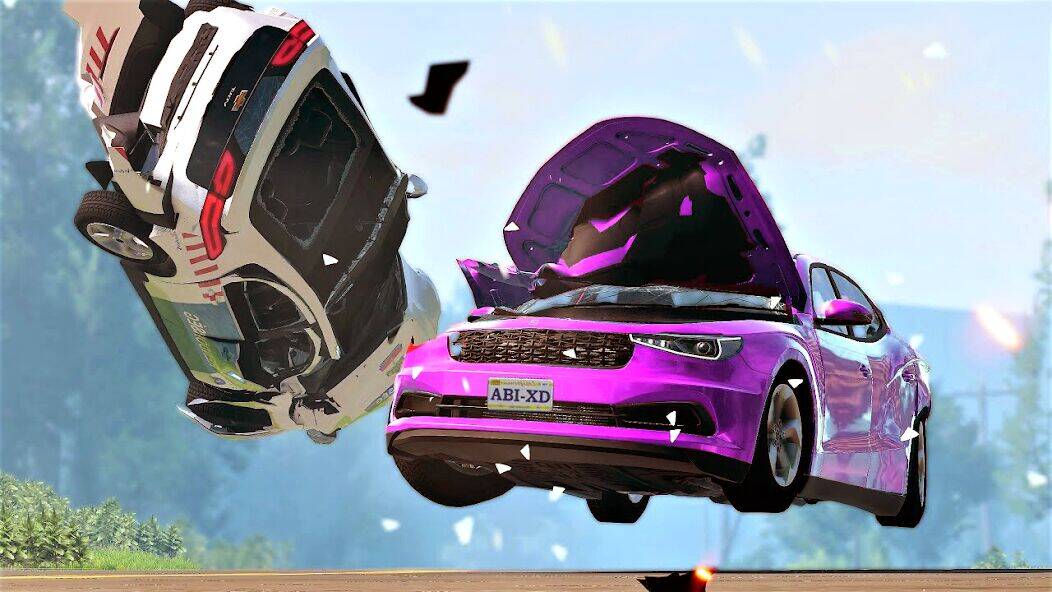 Скачать взломанную Car Crash: 3D Mega Demolition [Бесплатные покупки] MOD apk на Андроид