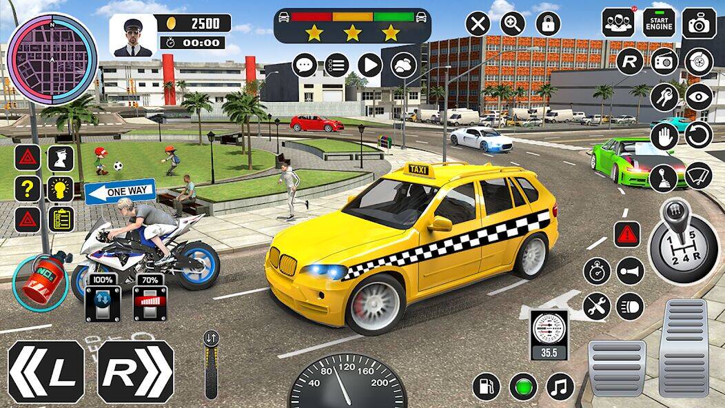 Скачать взломанную город такси вождение: игры [Мод меню] MOD apk на Андроид