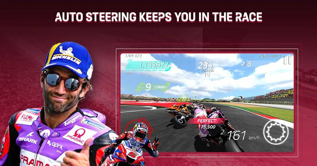 Скачать взломанную MotoGP Racing '22 [Бесплатные покупки] MOD apk на Андроид