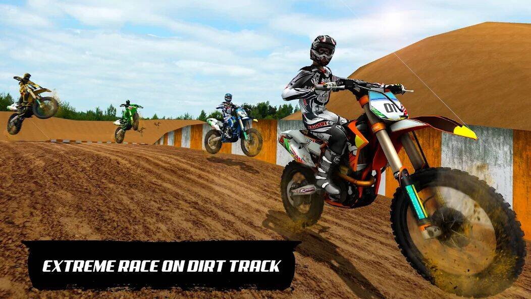 Скачать взломанную Motocross Dirt Bike Champions [Много денег] MOD apk на Андроид