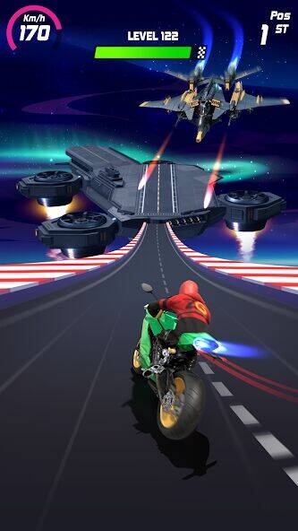 Скачать взломанную Bike Game 3D: Racing Game [Мод меню] MOD apk на Андроид
