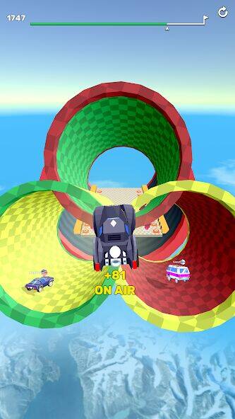 Скачать взломанную Ramp Racing 3D — Гонки и трюки [Много монет] MOD apk на Андроид